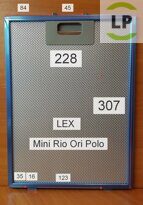 алюминиевый фильтр LEX 307 мм х  228 мм Mini,Rio,Ori,Polo